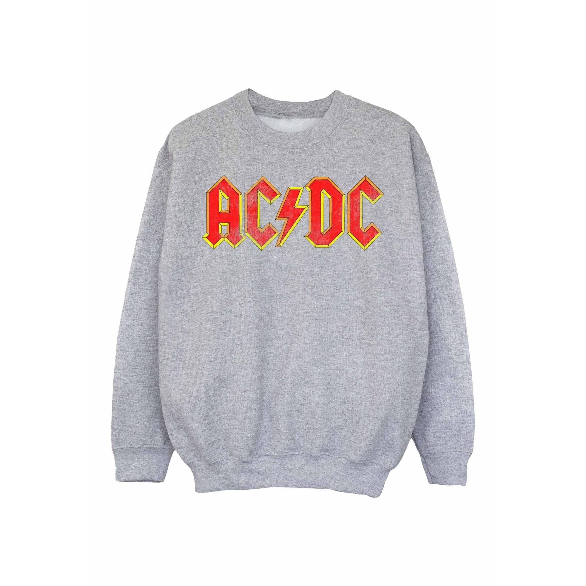 Acdc Sweatshirt Jungen Grau 128 von AC/DC