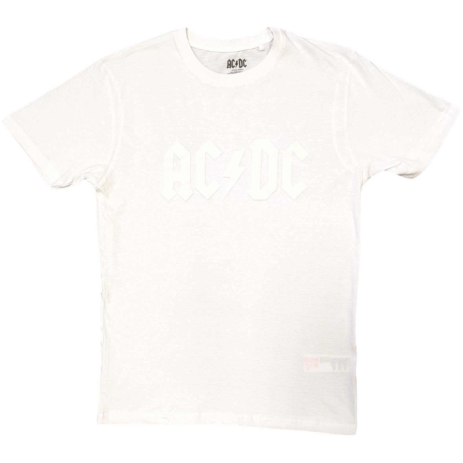 Acdc Tshirt Hibuild Damen Weiss M von AC/DC