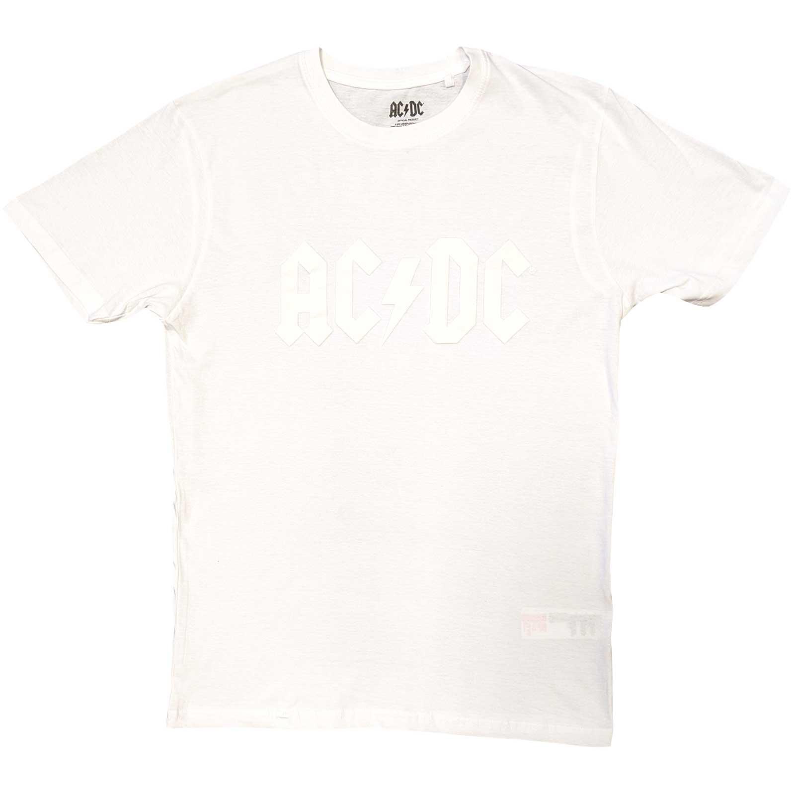 Acdc Tshirt Hibuild Damen Weiss XL von AC/DC