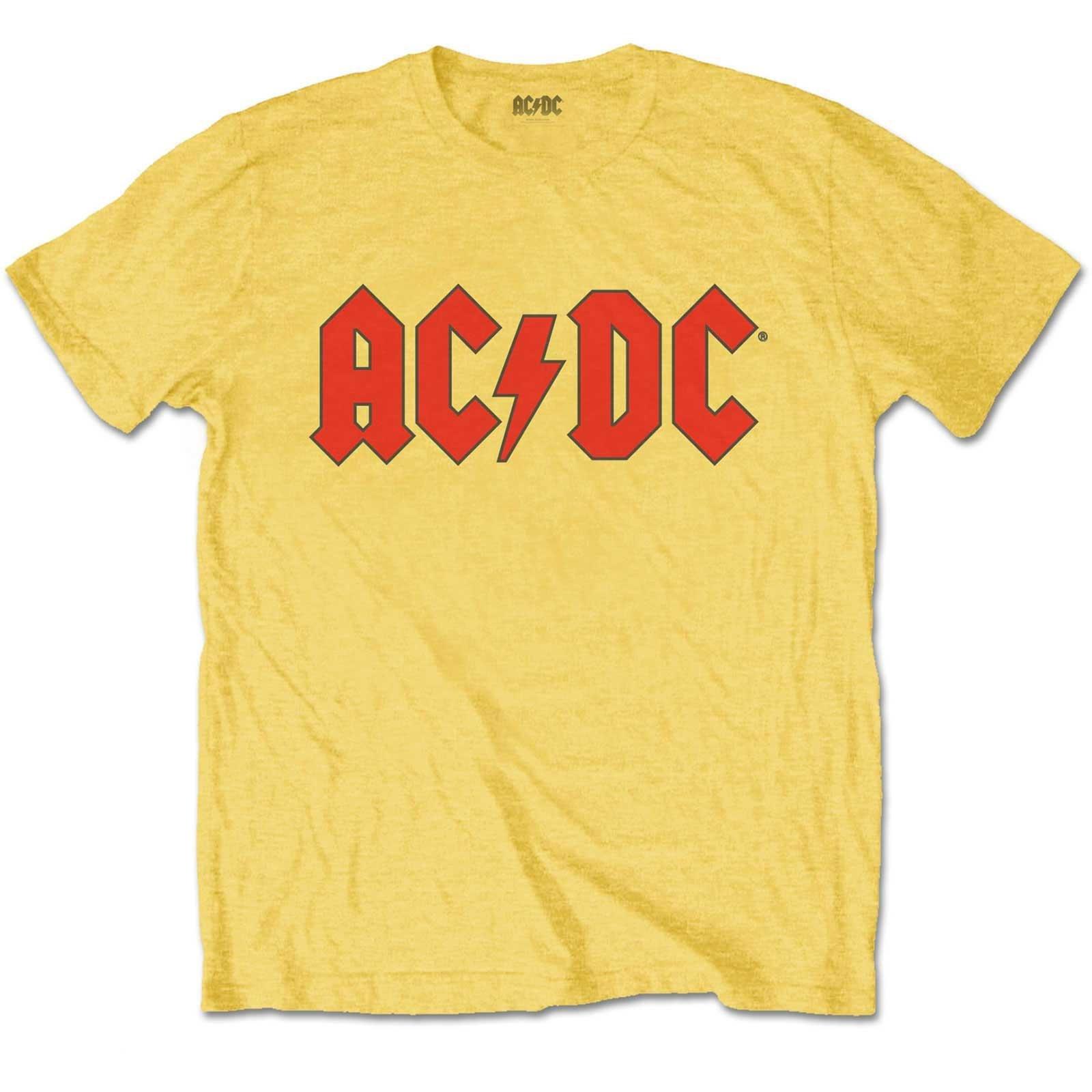 Acdc Tshirt Jungen Gelb 116 von AC/DC