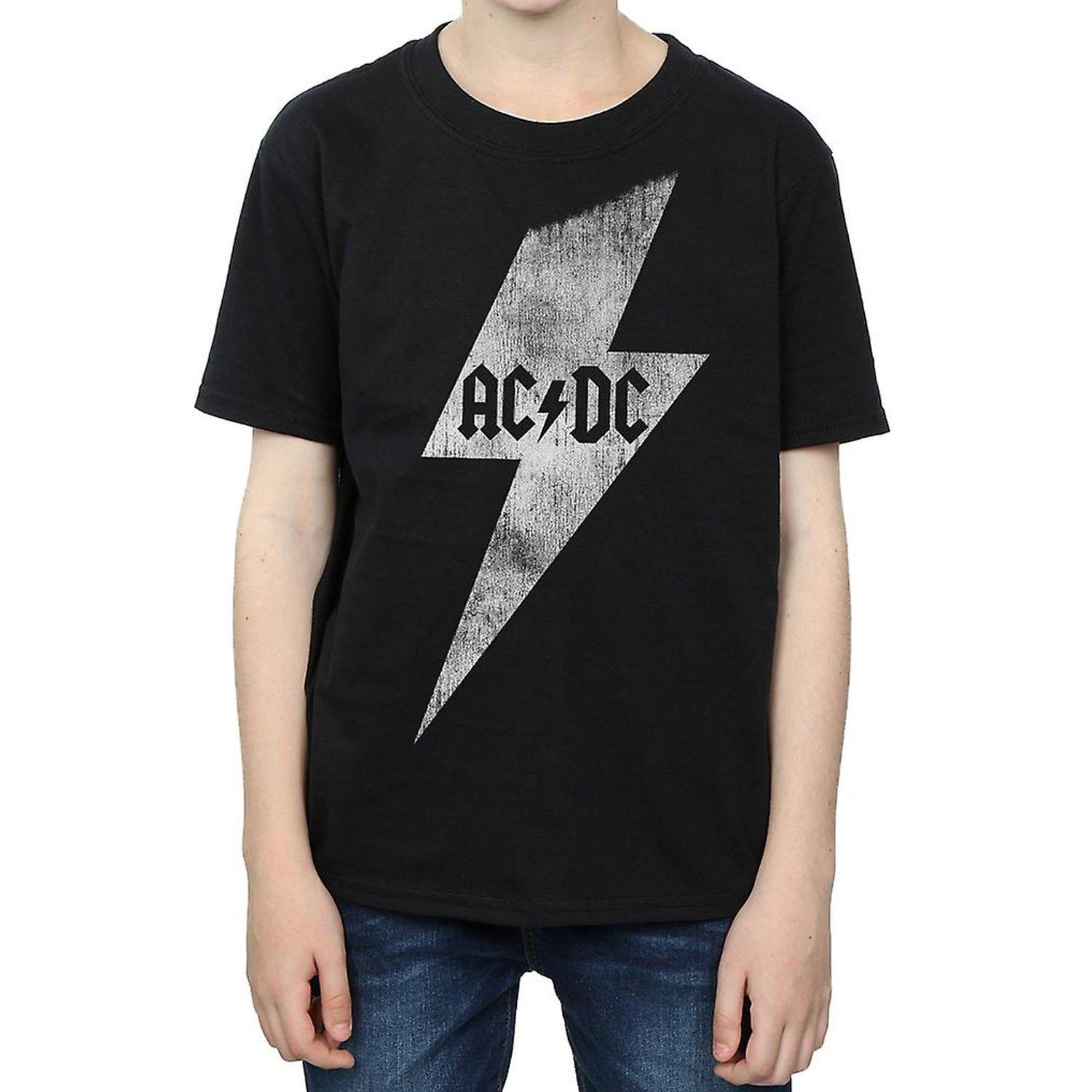 Acdc Tshirt Jungen Schwarz 116 von AC/DC