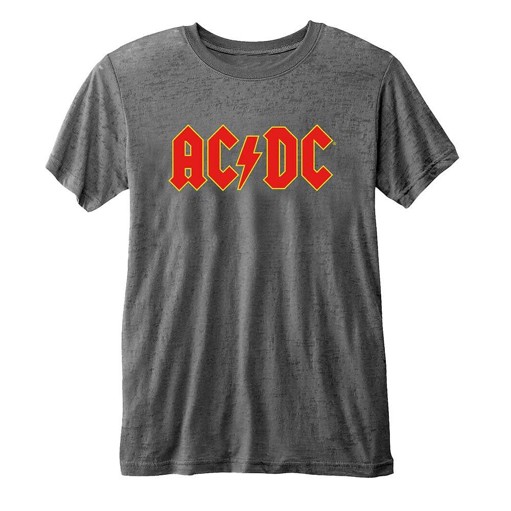 Acdc Tshirt Logo Damen Grau S von AC/DC