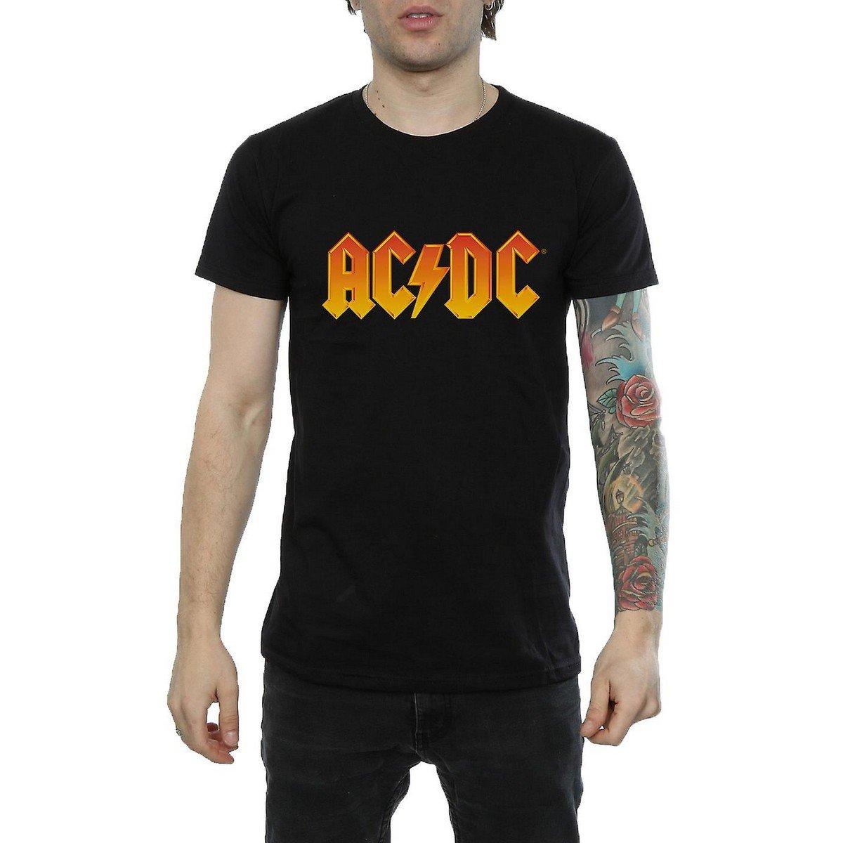 Acdc Tshirt Logo Herren Schwarz L von AC/DC