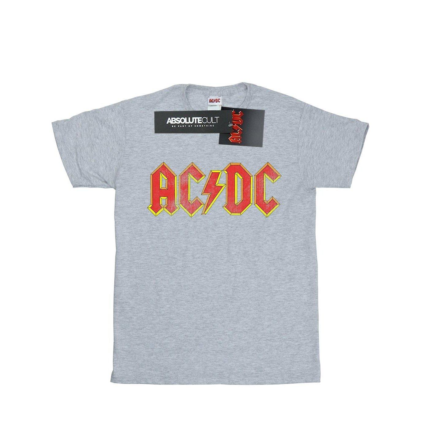 Acdc Tshirt Mädchen Grau 152-158 von AC/DC