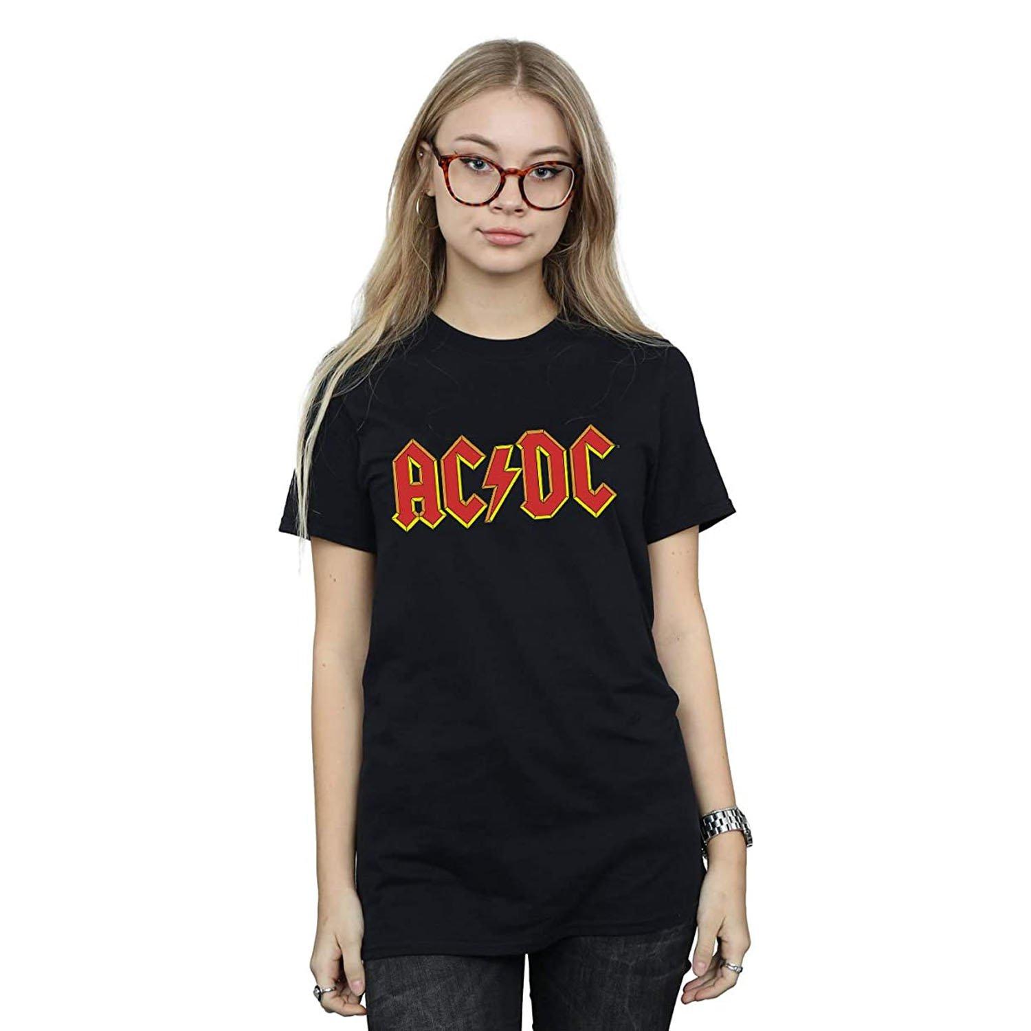 Acdc Tshirt Mädchen Schwarz 128 von AC/DC