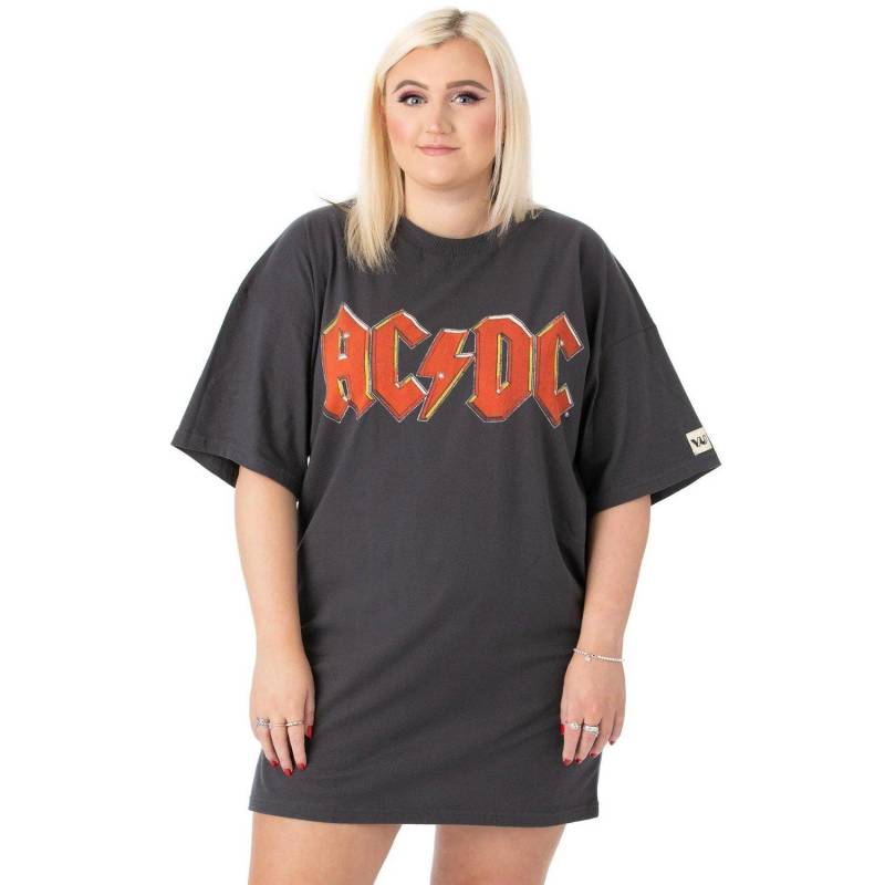Acdc Tshirtkleid Damen Schwarz M von AC/DC