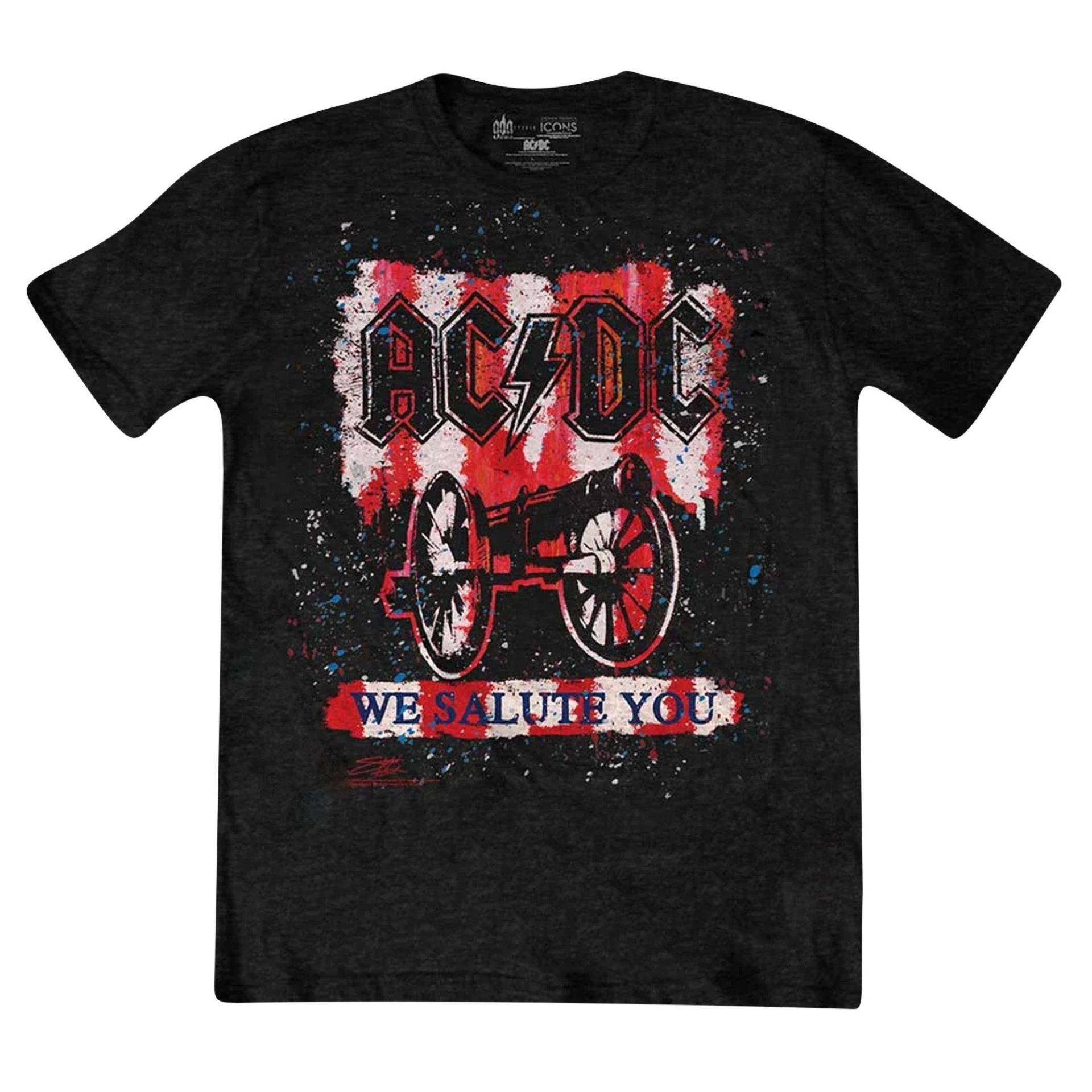 Acdc We Salute You Bold Tshirt Damen Schwarz XL von AC/DC