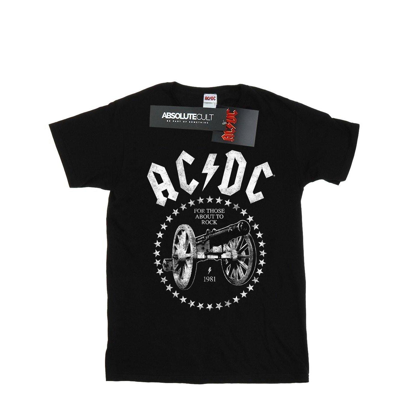 Acdc We Salute You Cannon Tshirt Damen Schwarz M von AC/DC