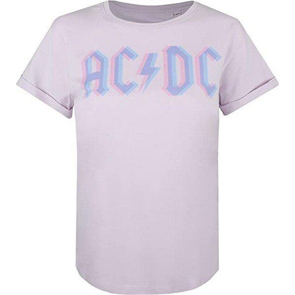 Acdc Tshirt Damen Lavendel S von AC/DC