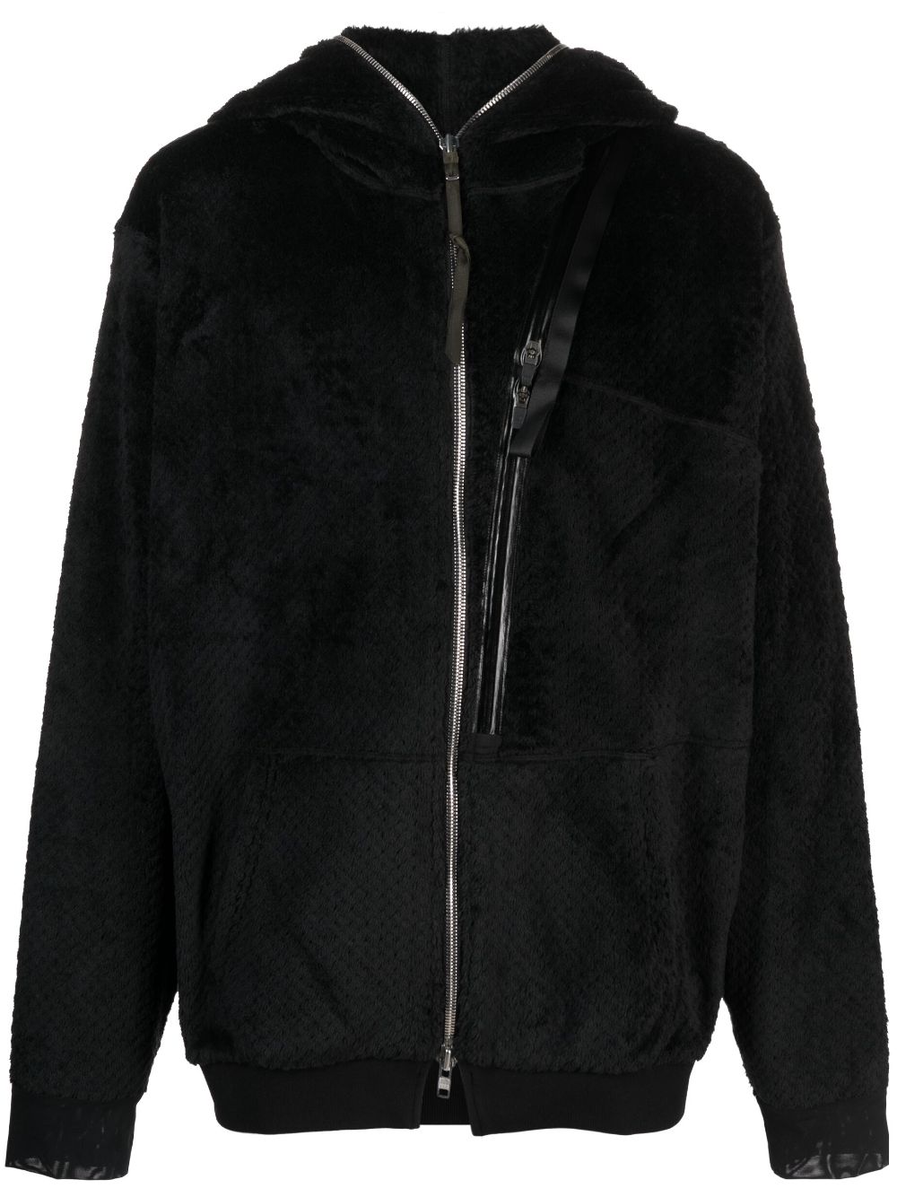 ACRONYM High Loft fleece zip-up hoodie - Black von ACRONYM