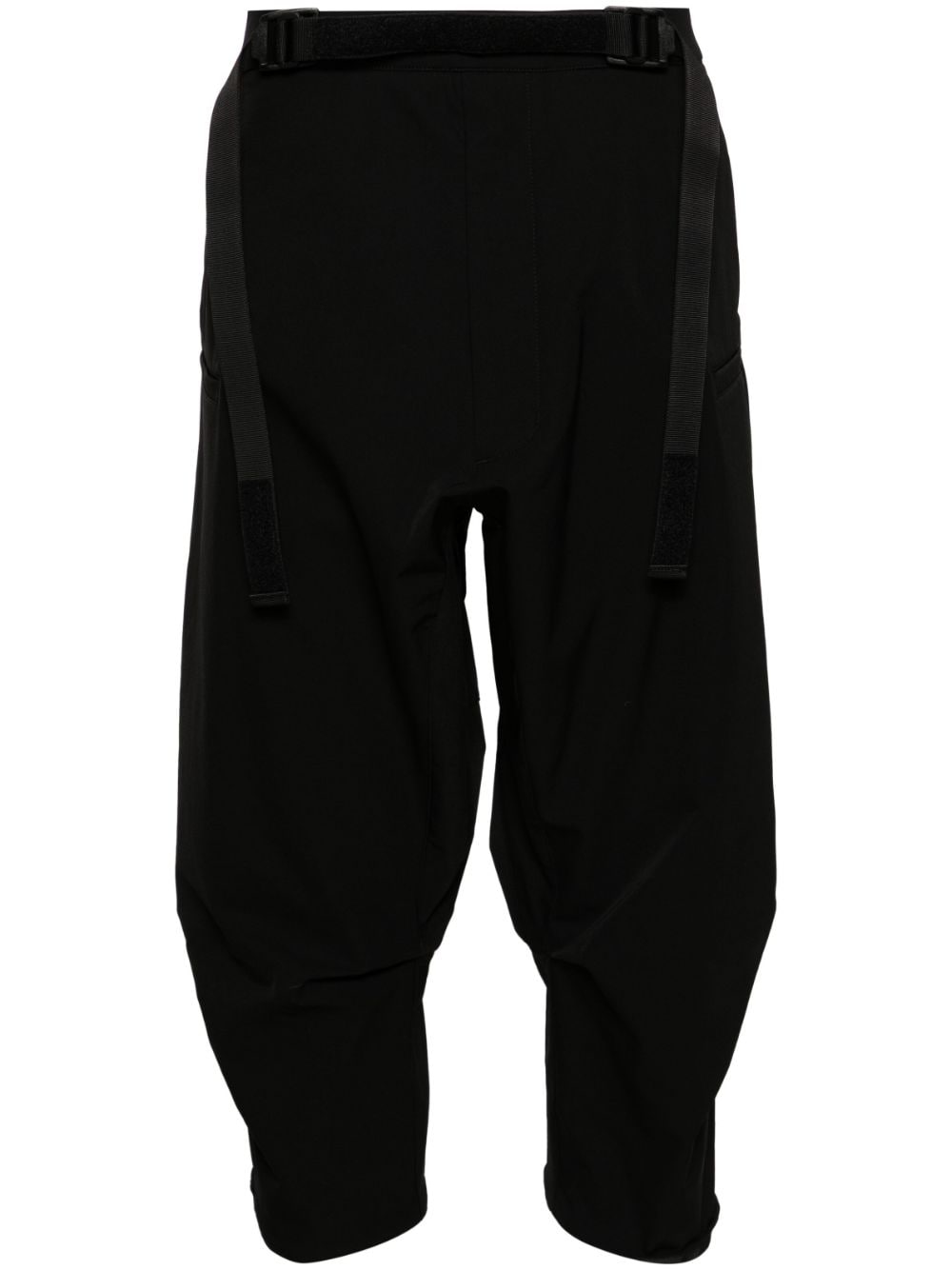 ACRONYM low-rise cropped trousers - Black von ACRONYM