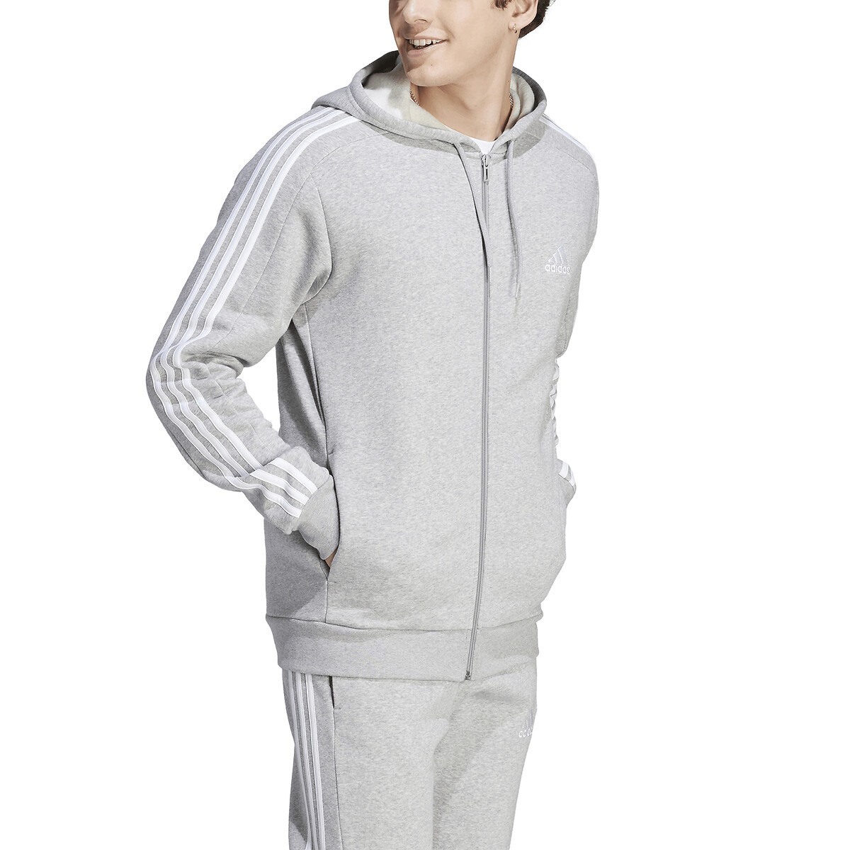 Essentials Kapuzensweatjacke, Reissverschluss von ADIDAS SPORTSWEAR