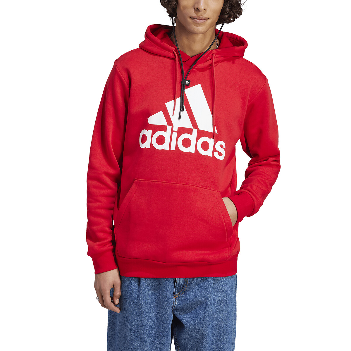 Kapuzensweatshirt Essentials mit grossem Logo von ADIDAS SPORTSWEAR