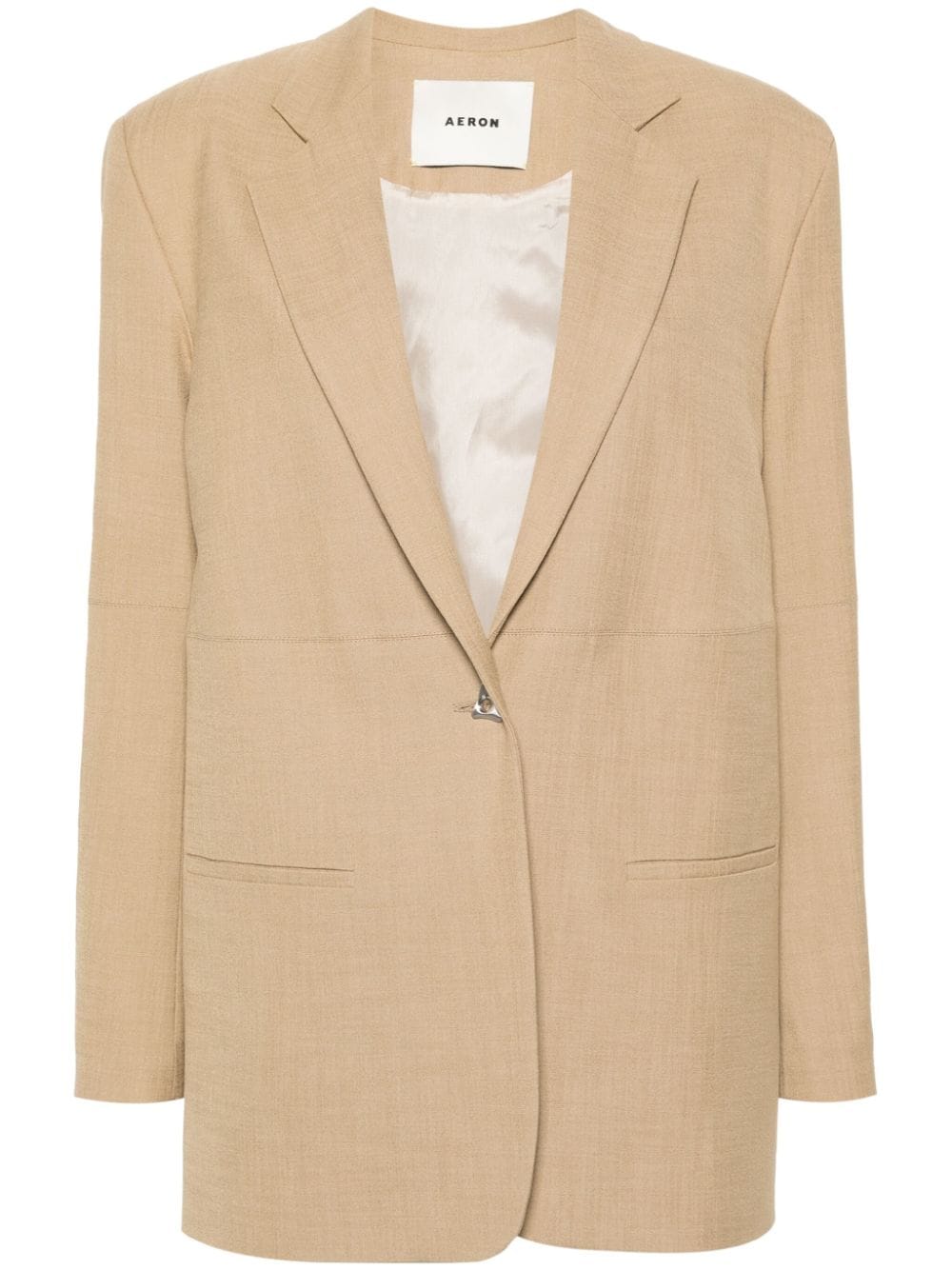 AERON Mercedes single-breasted blazer - Neutrals von AERON