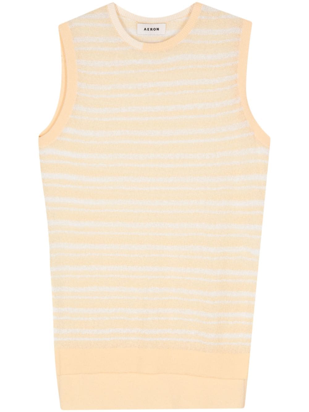 AERON Saint striped knitted top - Yellow von AERON