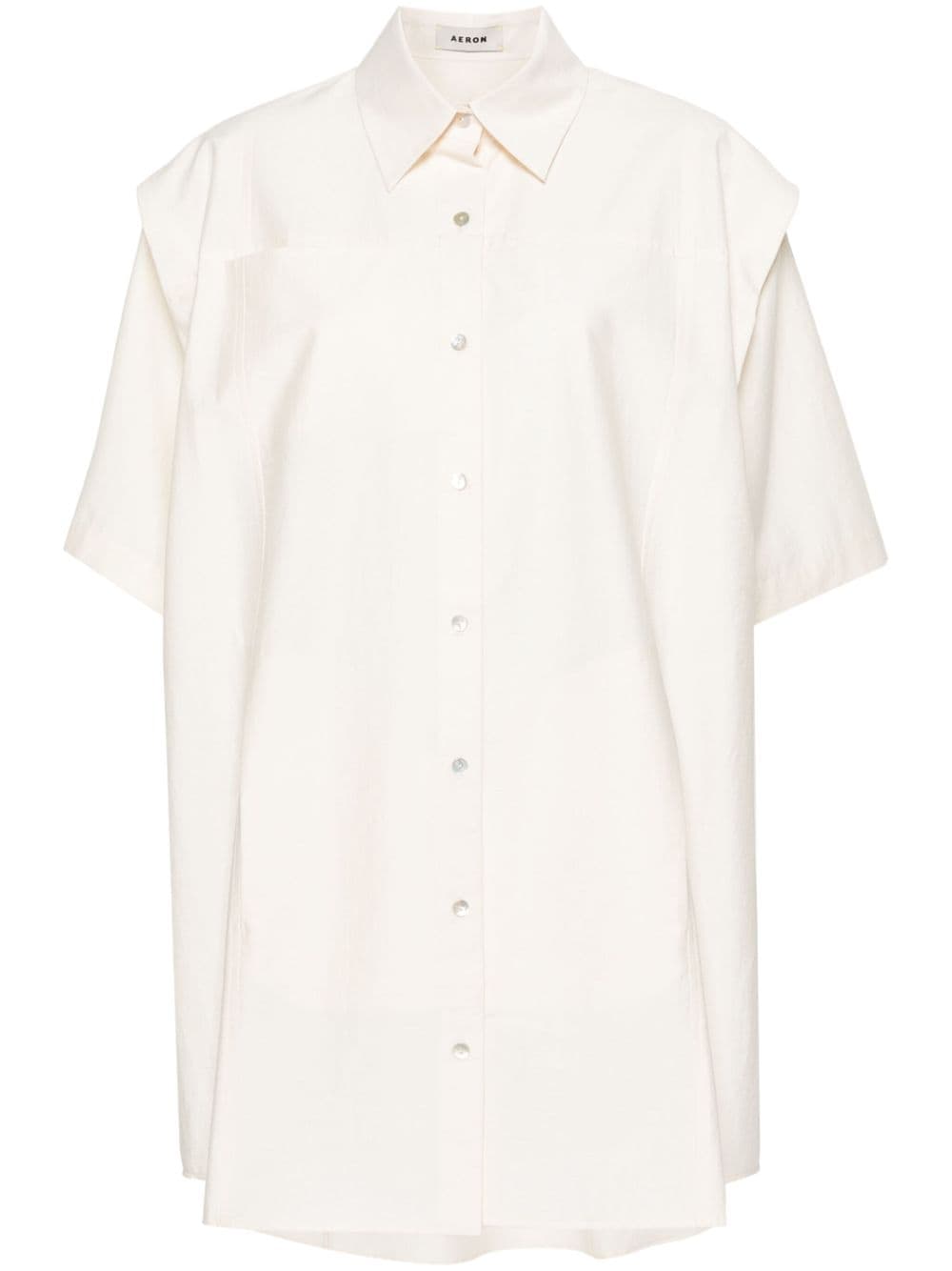 AERON Tamar poplin shirt dress - Neutrals von AERON