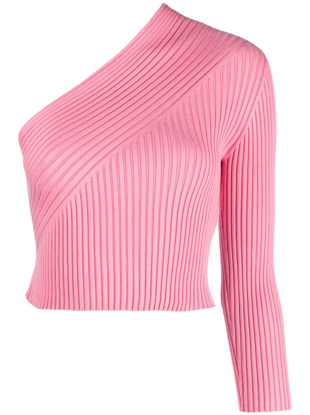 AERON Zero knitted one-shoulder top - Pink von AERON