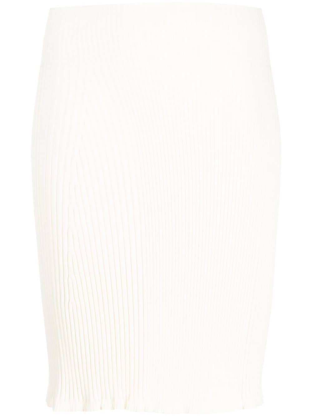 AERON Zero ribbed-knit miniskirt - Neutrals von AERON