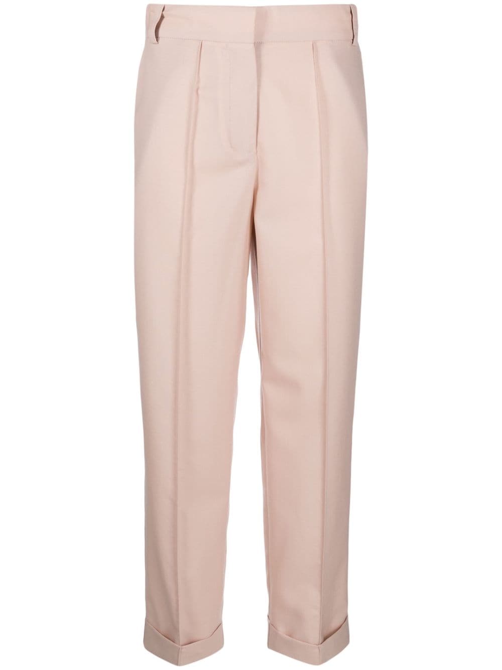 AERON high-waisted tailored wool trousers - Pink von AERON
