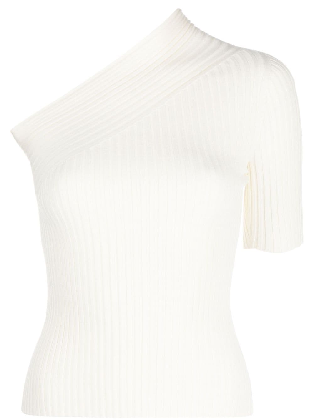 AERON ribbed asymmetric top - Neutrals von AERON