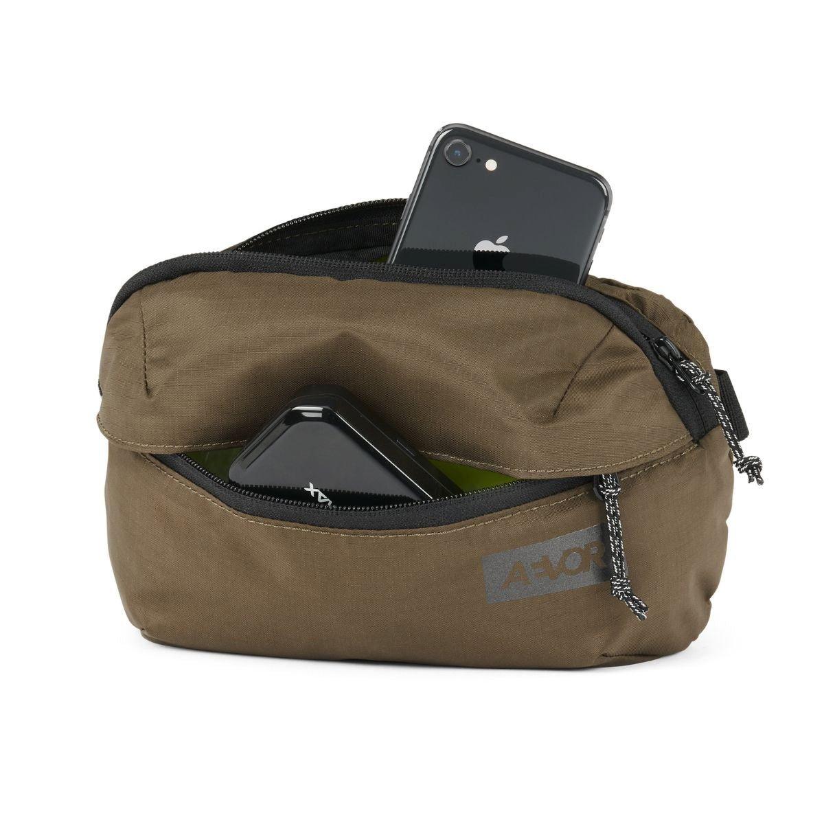 Hip Bag Ease Ripstop Olive Gold - Bauchtasche Unisex von AEVOR