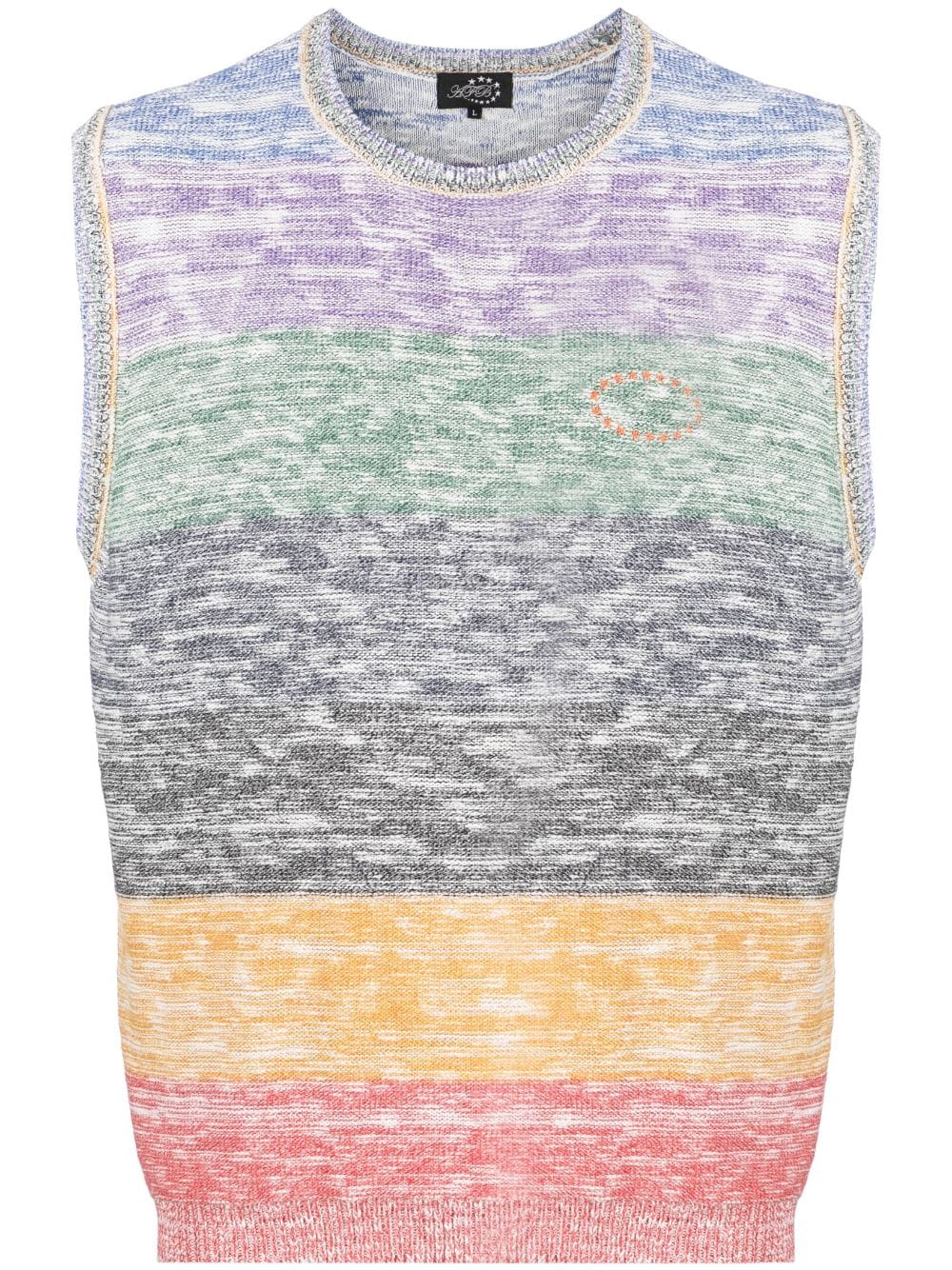 AFB striped knitted vest - Multicolour von AFB