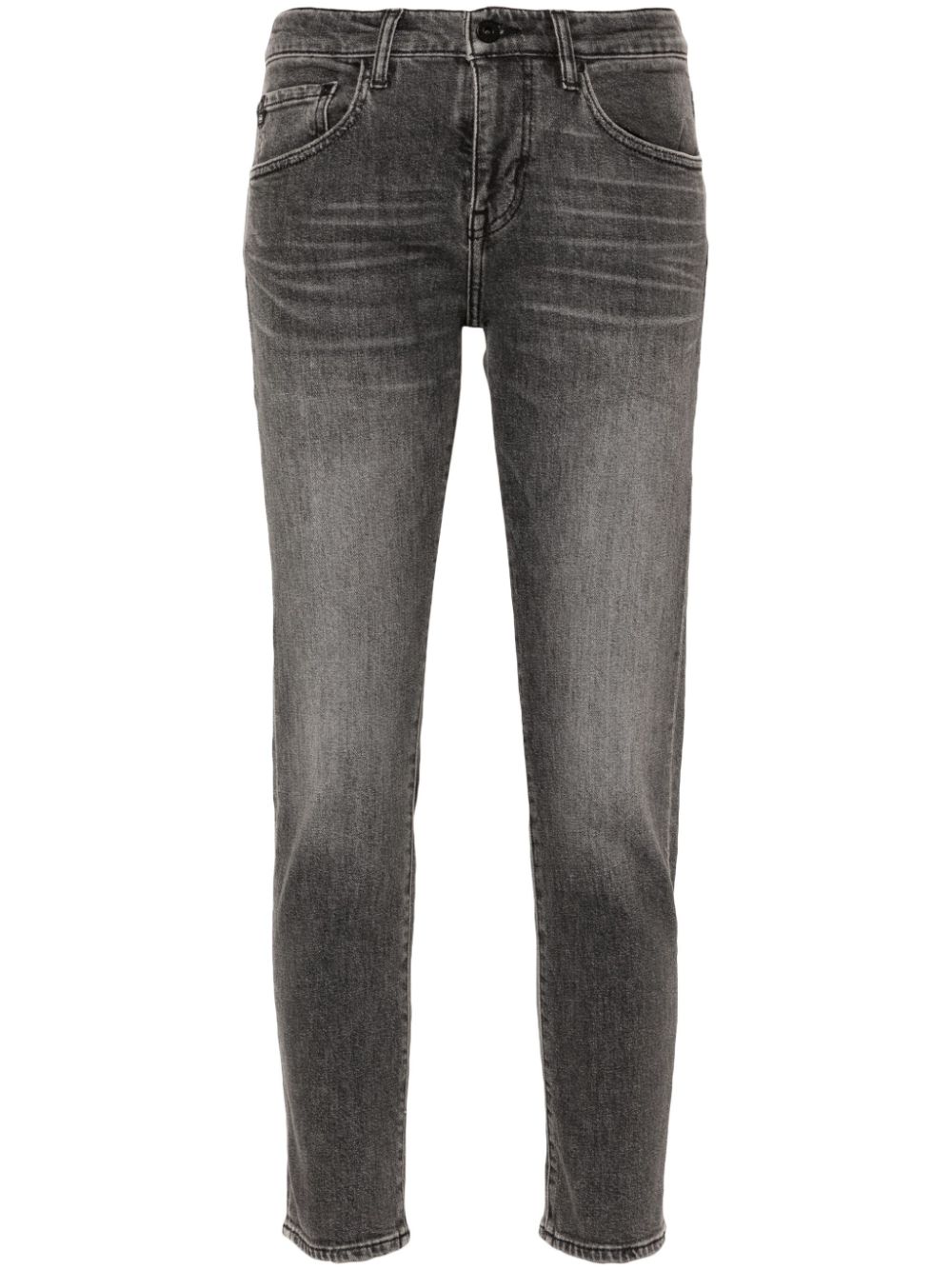 AG Jeans Ex-Boyfriend Slim mid-rise jeans - Grey von AG Jeans