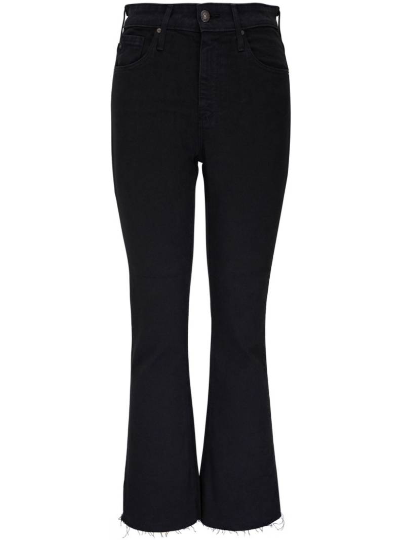 AG Jeans Farrah cropped bootcut jeans - Black von AG Jeans