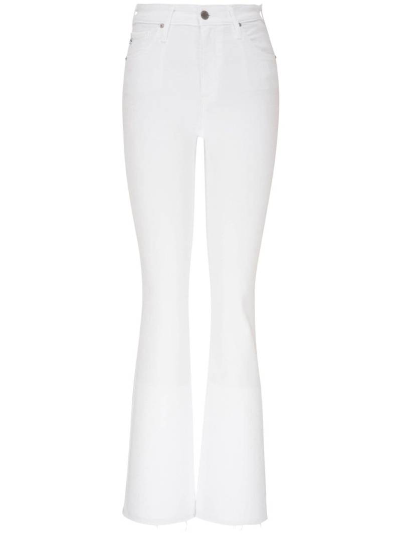 AG Jeans Farrah high-rise bootcut jeans - White von AG Jeans
