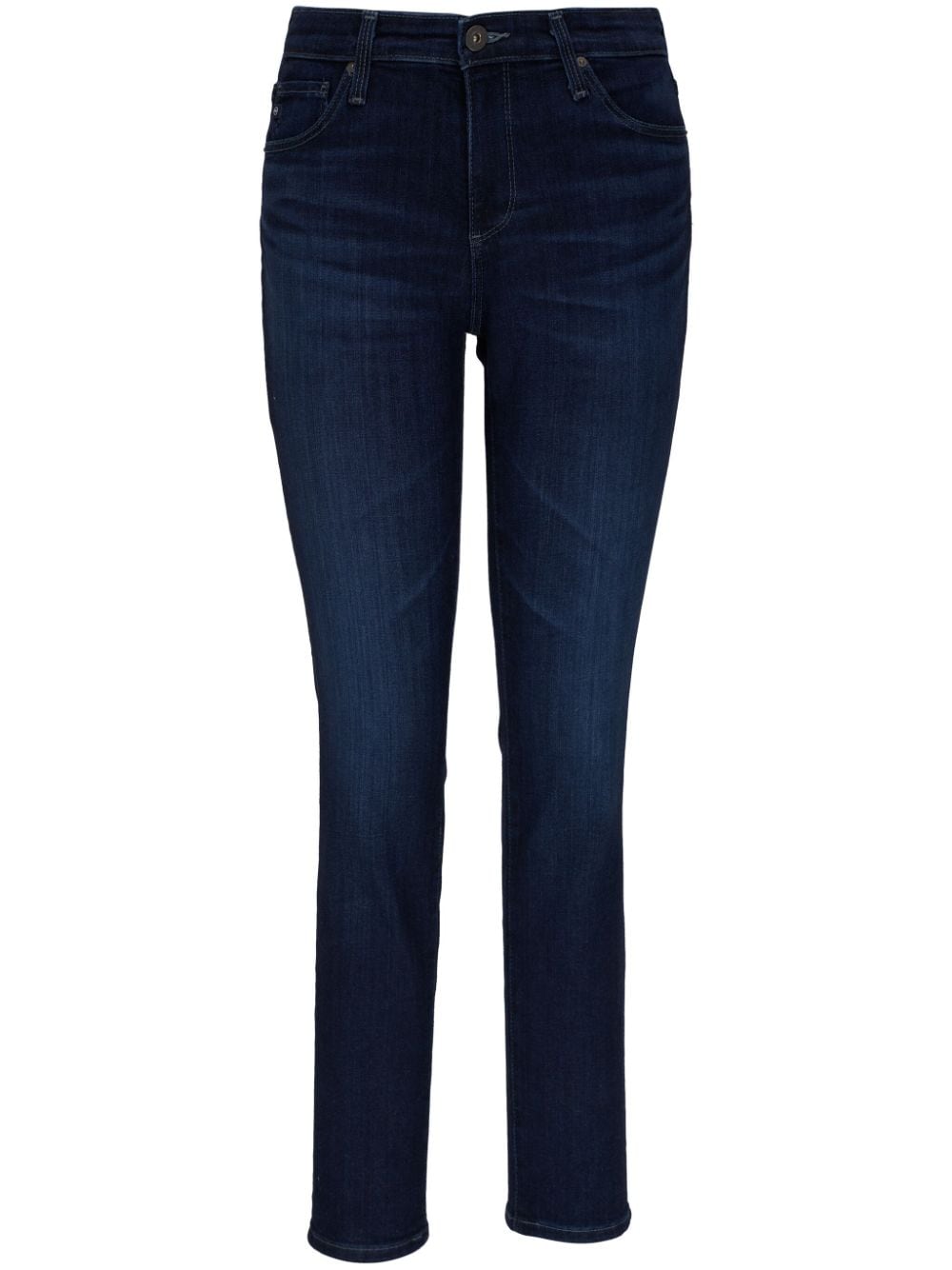 AG Jeans Farrah mid-rise skinny jeans - Blue von AG Jeans