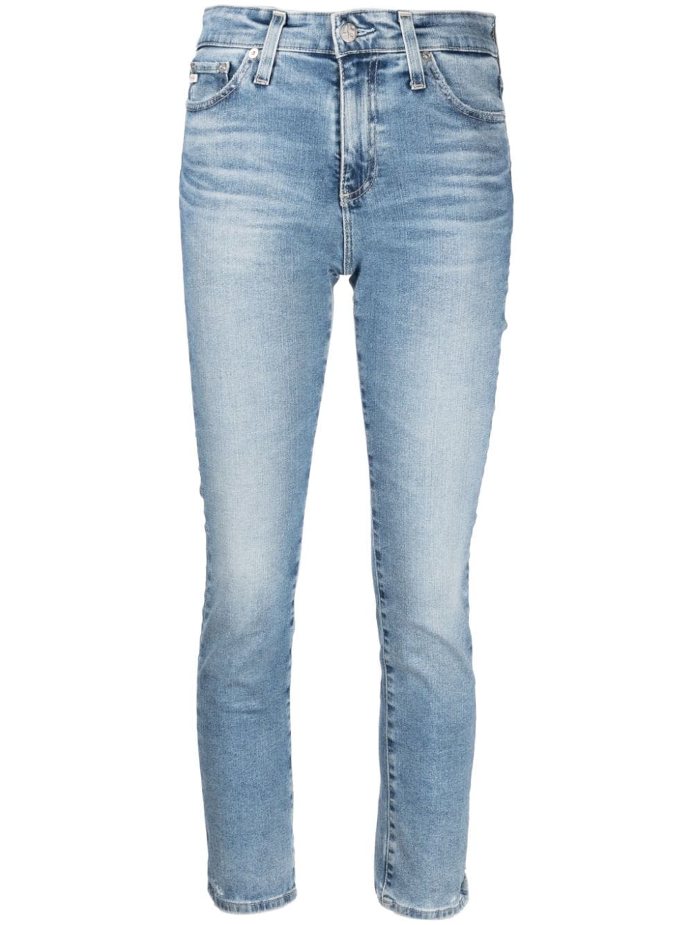 AG Jeans The Mari mid-rise skinny jeans - Blue von AG Jeans