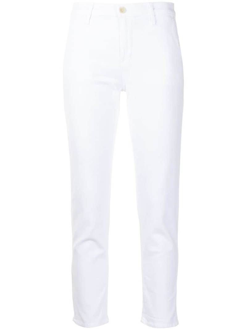 AG Jeans cropped skinny jeans - White von AG Jeans