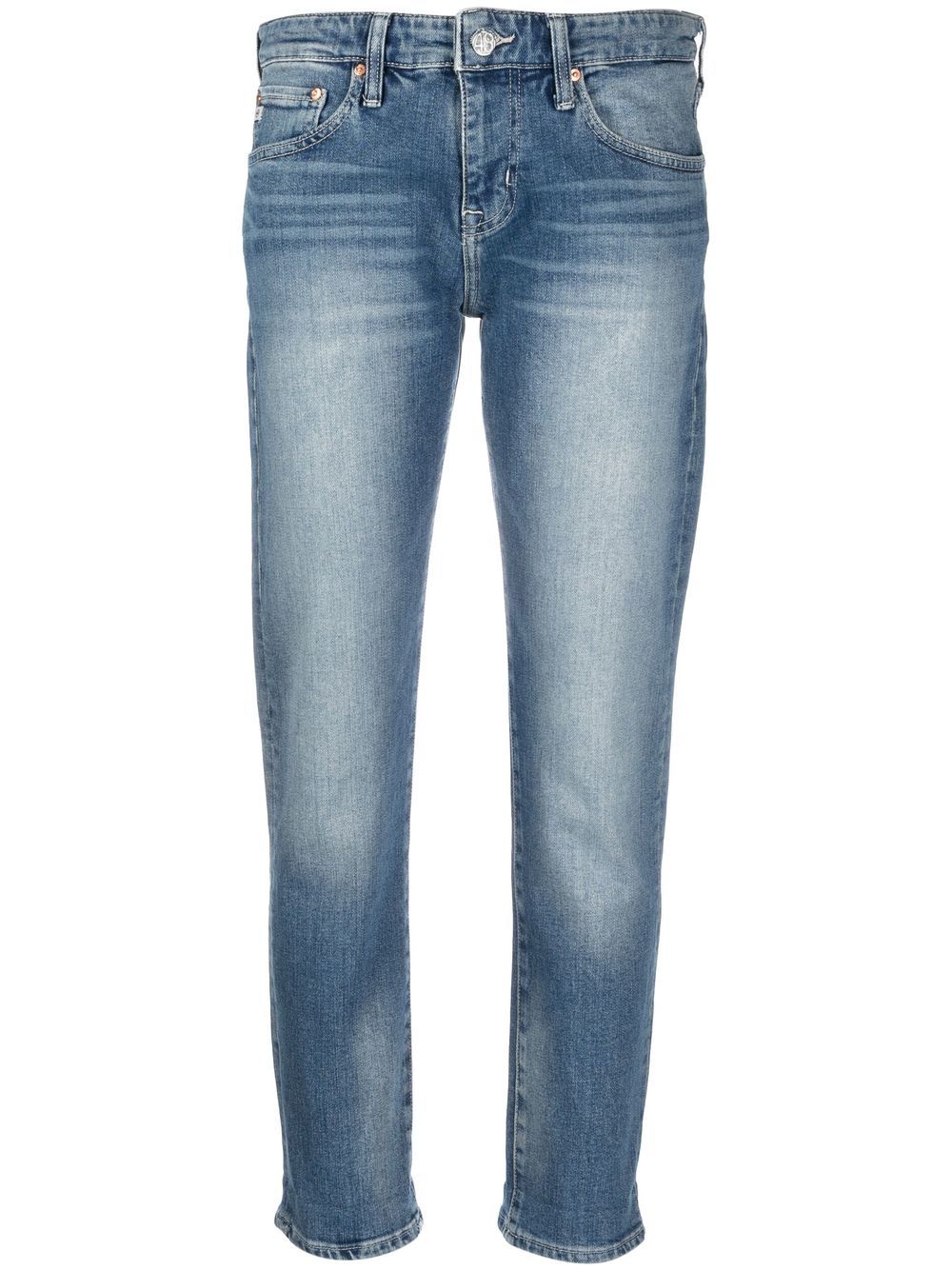 AG Jeans high-rise boyfriend jeans - Blue von AG Jeans