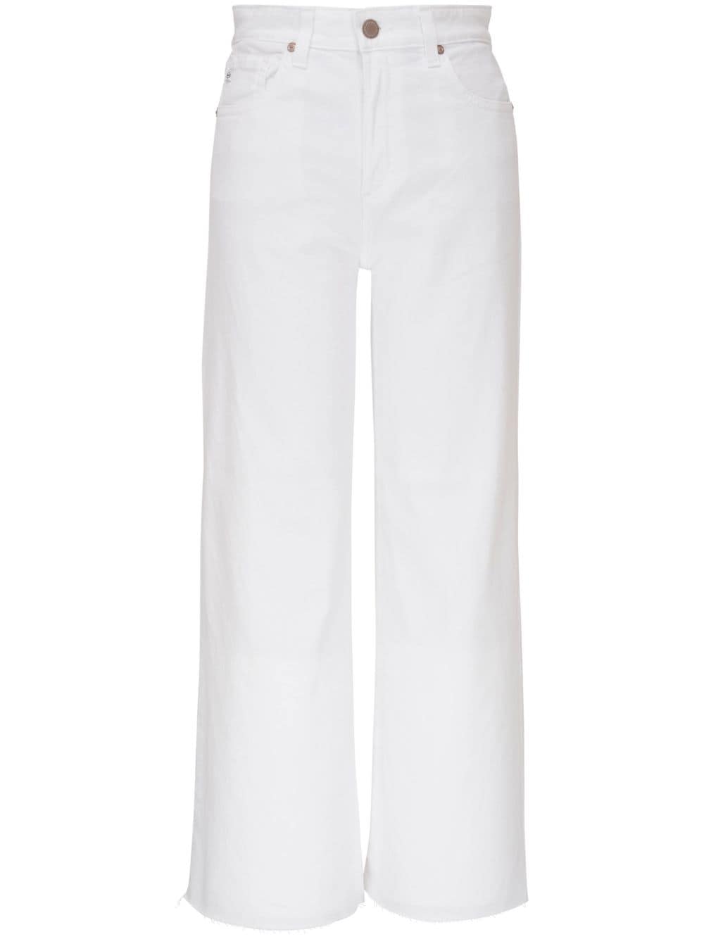 AG Jeans high-rise five-pockets jeans - White von AG Jeans