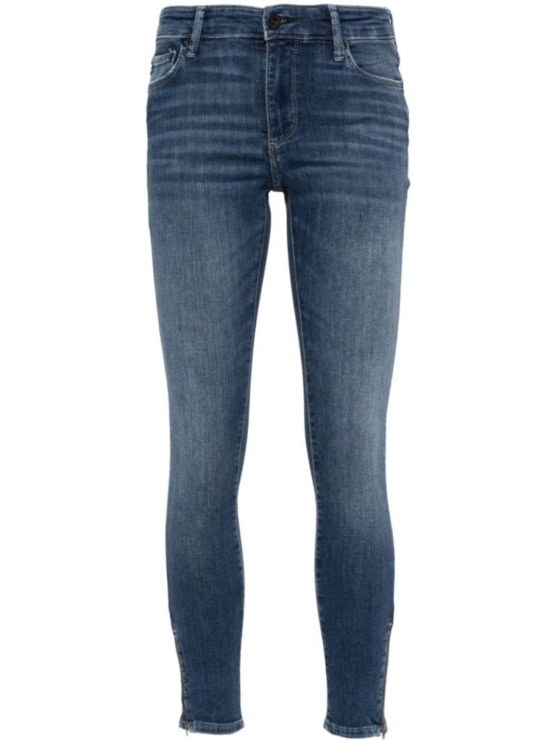 AG Jeans mid-rise skinny jeans - Blue von AG Jeans