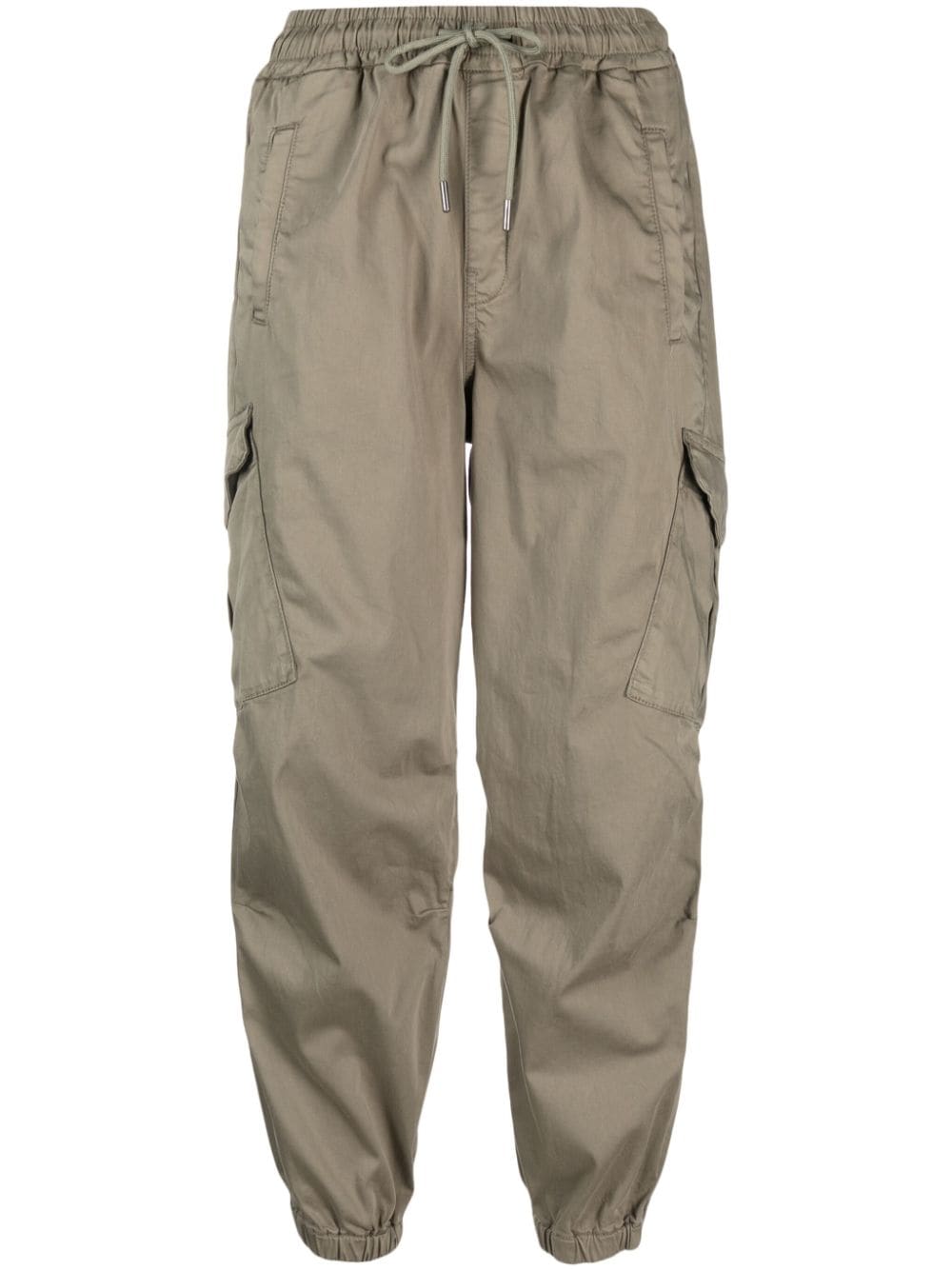 AG Jeans tapered drawstring cargo trousers - Green von AG Jeans