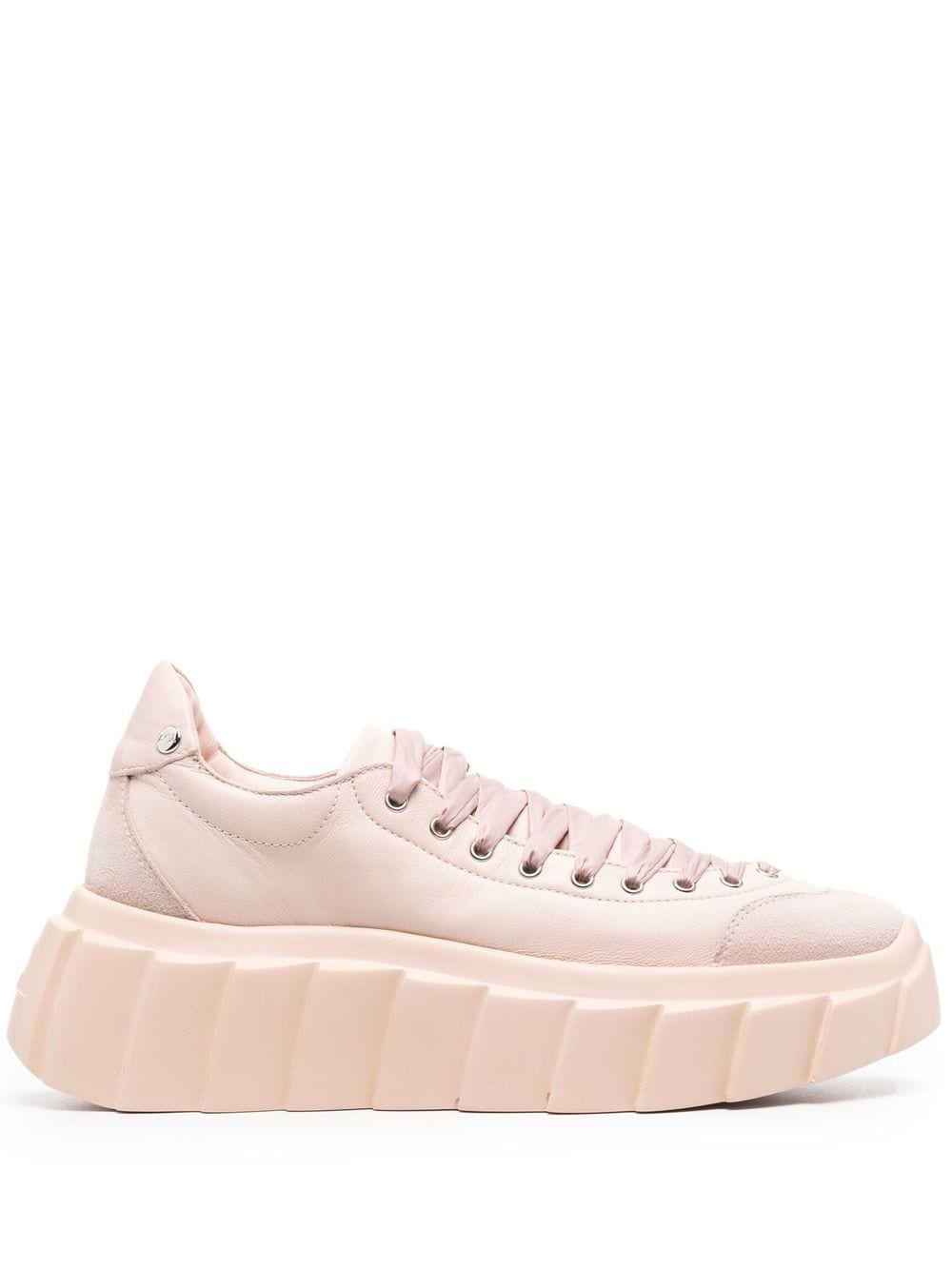 AGL Blondie Ties leather sneakers - Pink von AGL