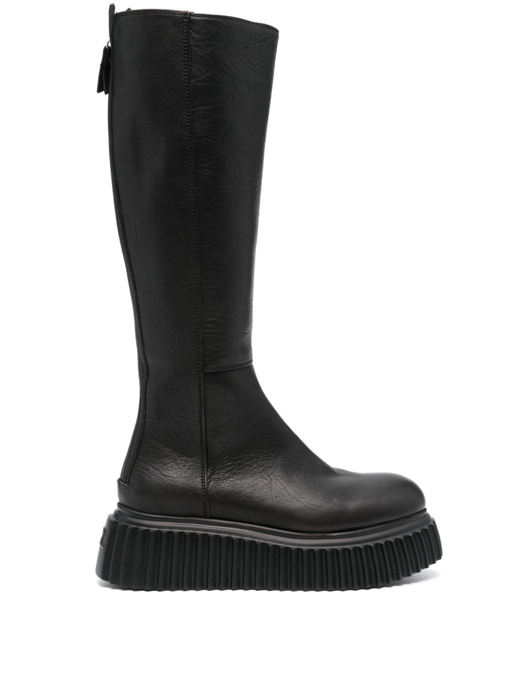 AGL Milagros knee-high leather boots - Black von AGL