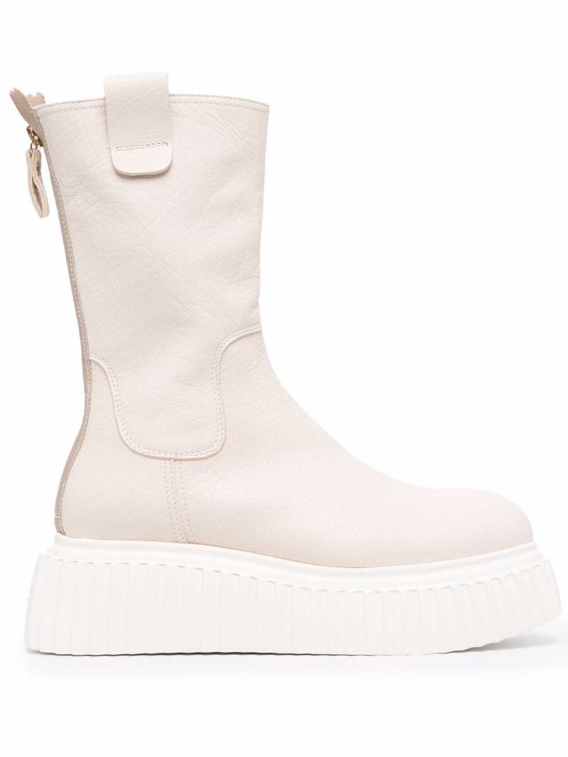 AGL Milagros platform boots - Neutrals von AGL