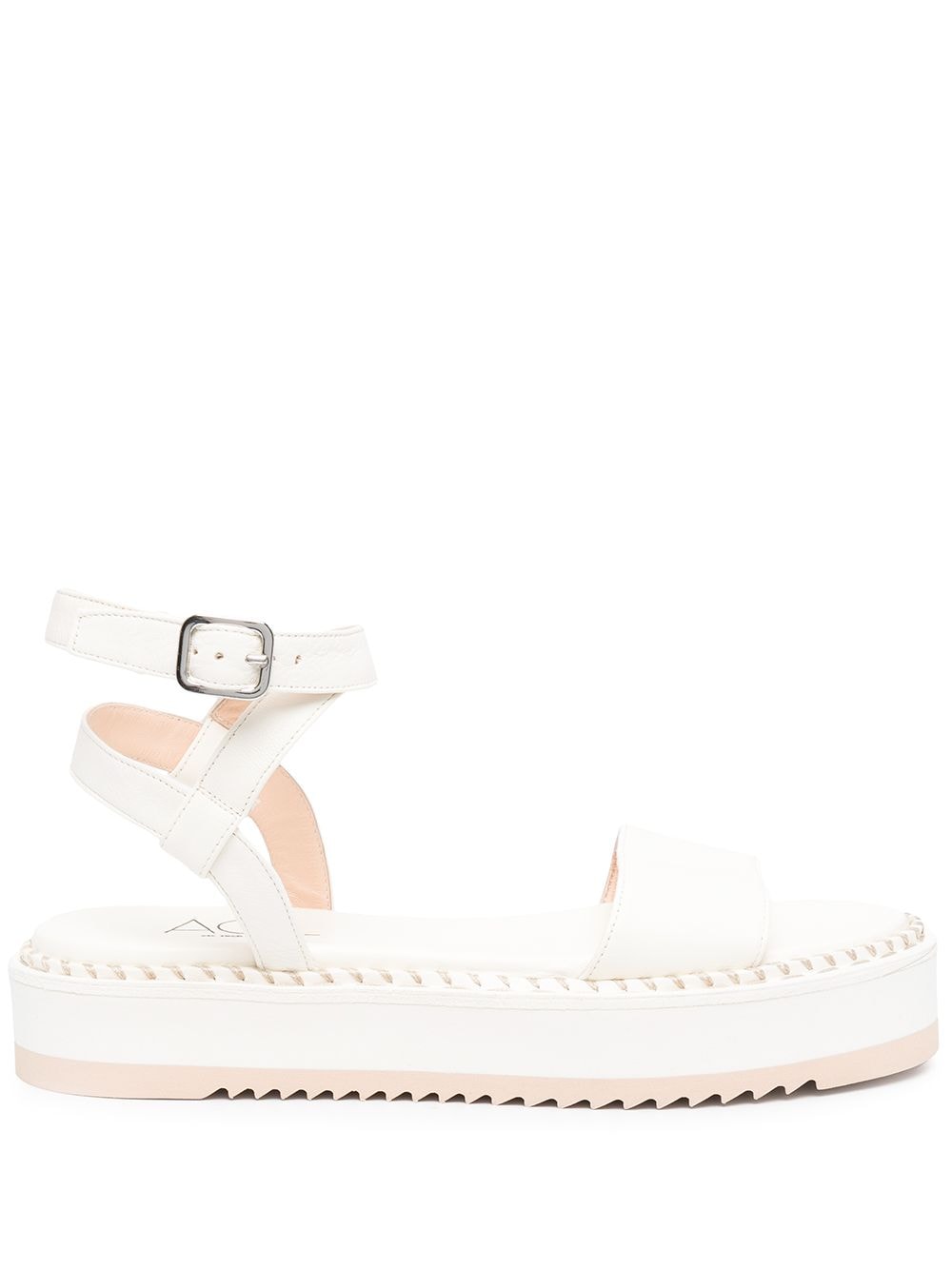 AGL Myrte flatform sandals - White von AGL