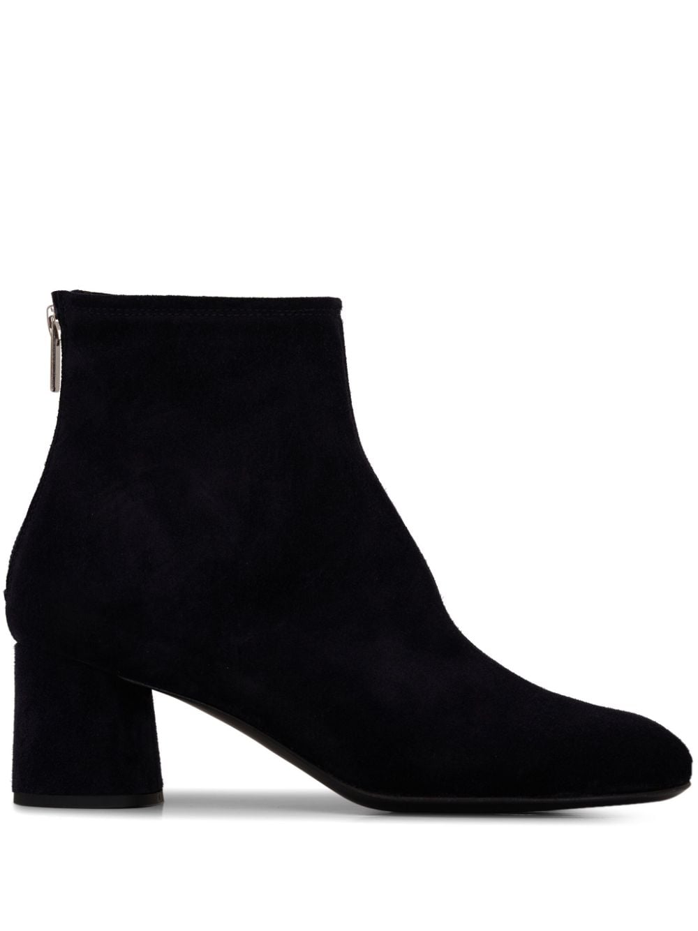 AGL Olga 50mm velour ankle boots - Blue von AGL