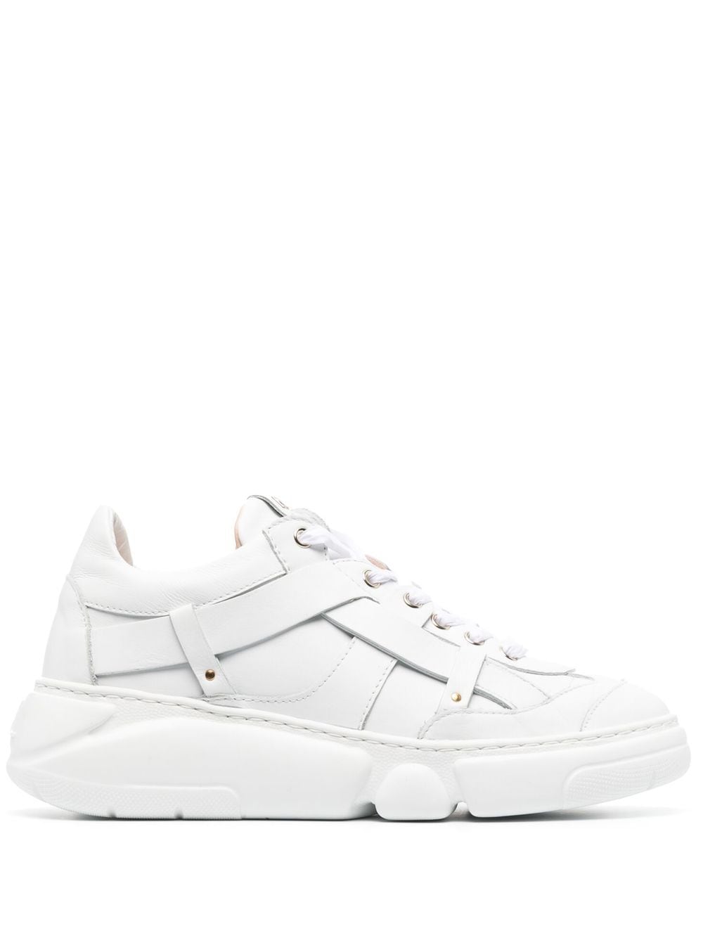 AGL Ruth leather sneakers - White von AGL