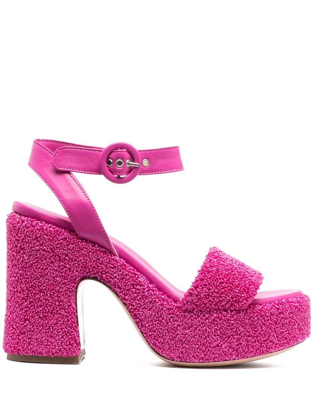 AGL Sista Zerby 80mm leather sandals - Pink von AGL
