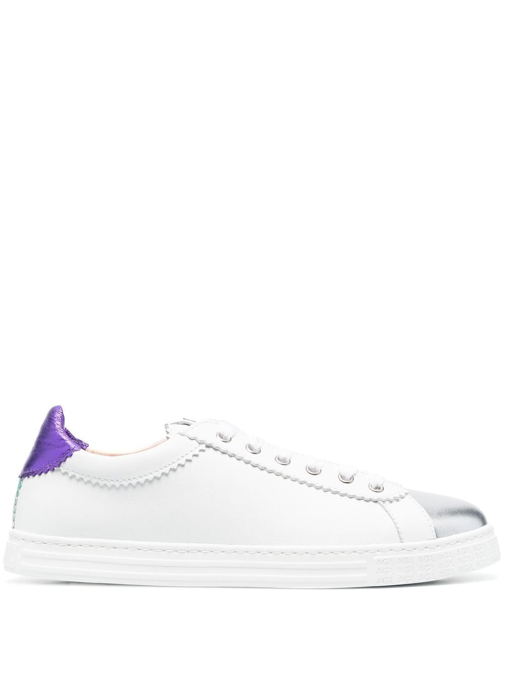AGL panelled low-top sneakers - White von AGL