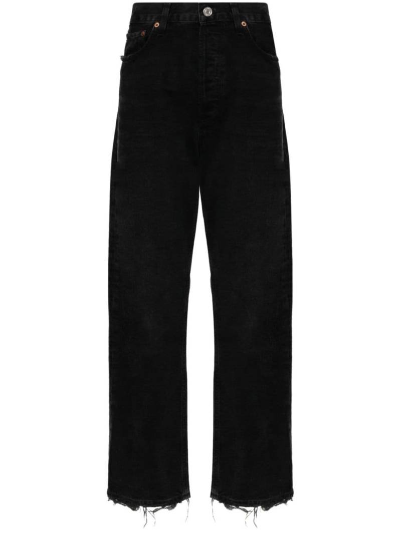 AGOLDE 90's mid-rise straight-leg jeans - Black von AGOLDE