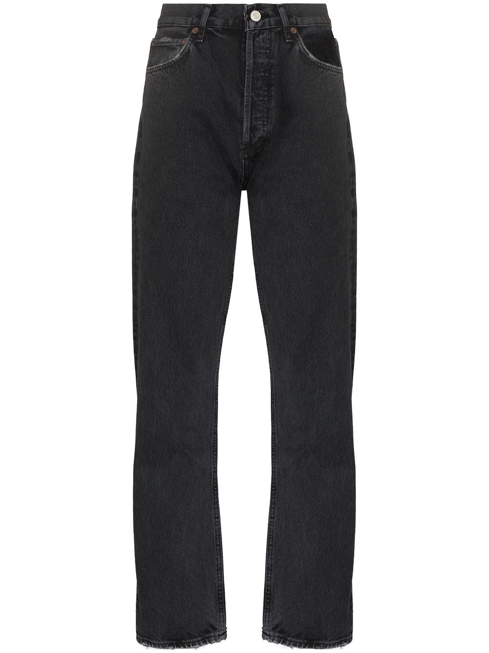 AGOLDE '90s Pinch Waist straight-leg jeans - Black von AGOLDE