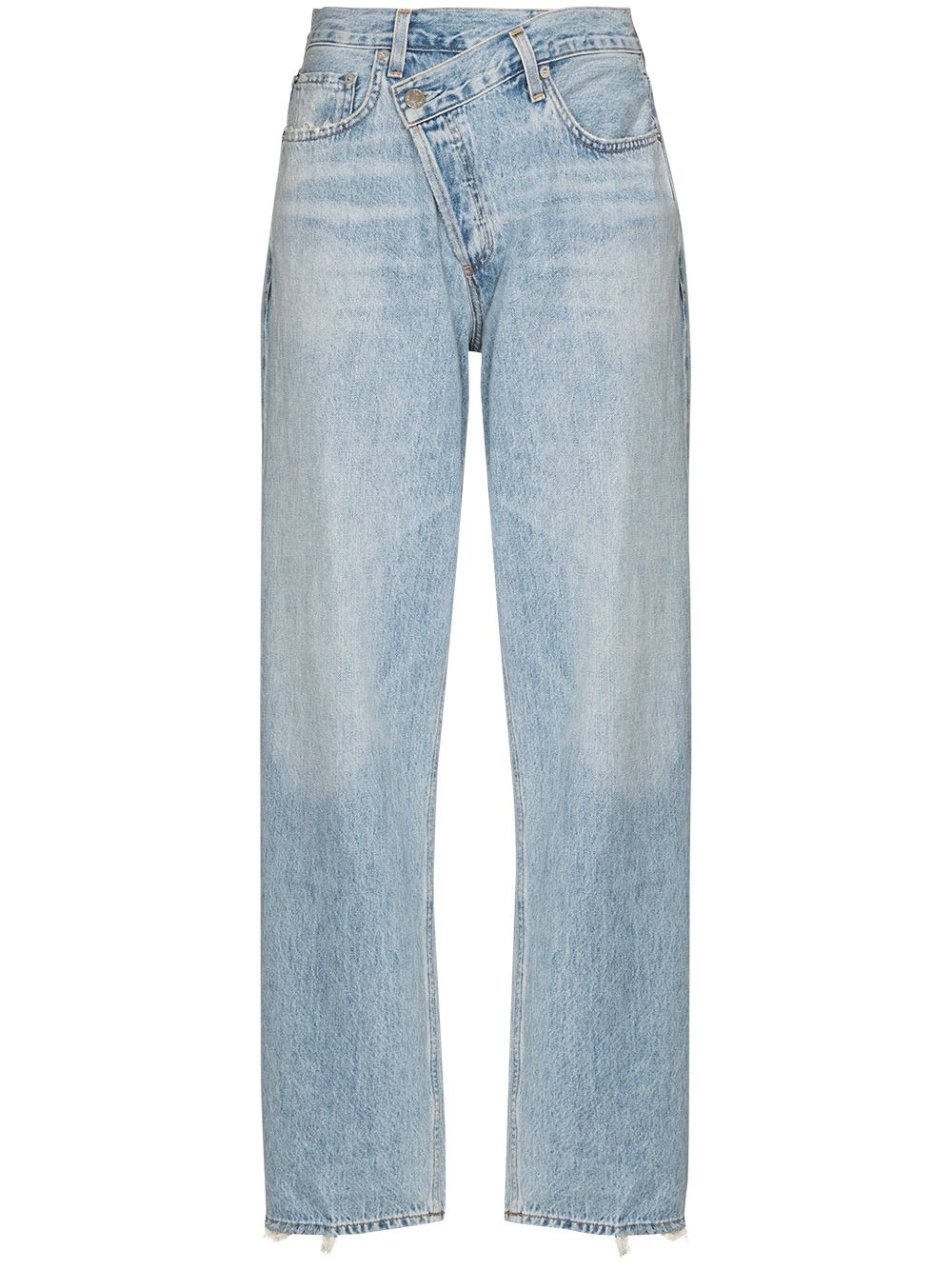 AGOLDE Criss Cross straight-leg jeans - Blue von AGOLDE