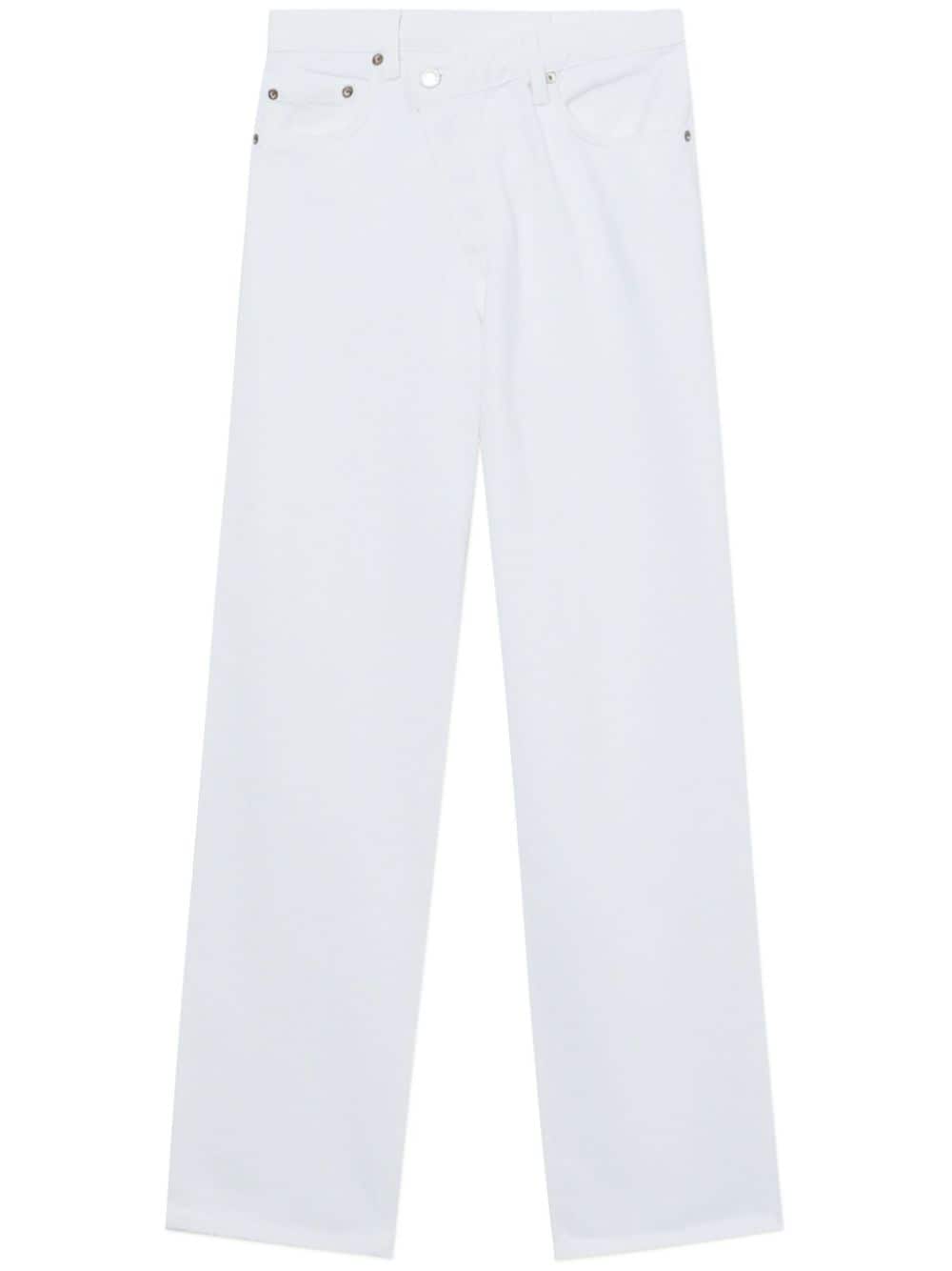AGOLDE Criss Cross straight-leg jeans - White von AGOLDE