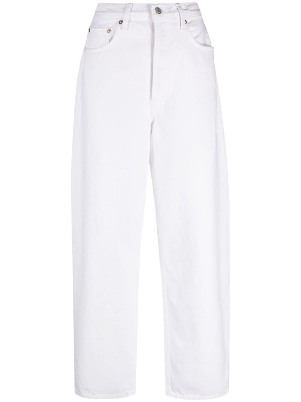 AGOLDE Dara mid-rise jeans - White von AGOLDE