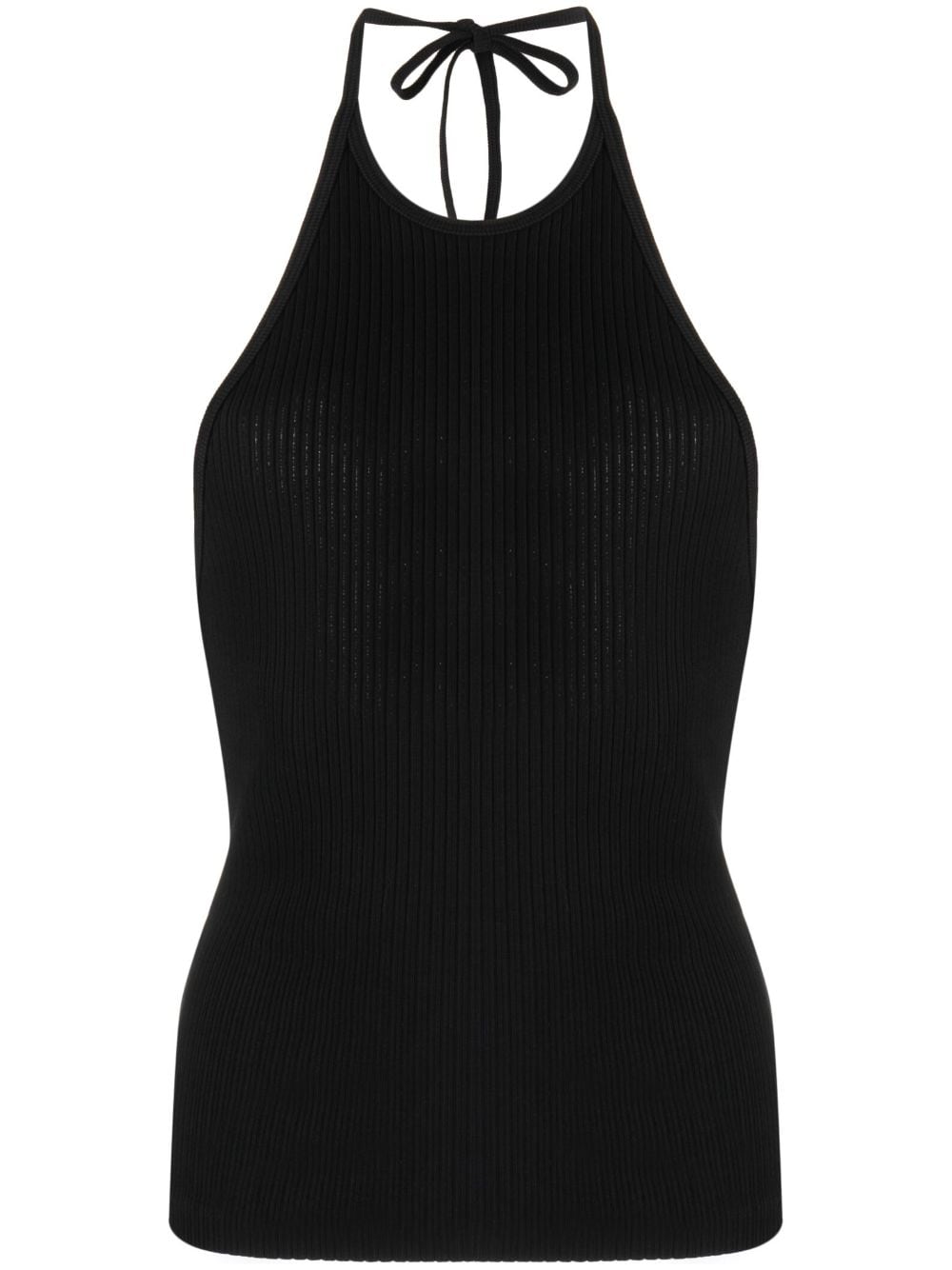 AGOLDE Gabby halterneck tank top - Black von AGOLDE